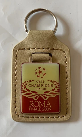Champions League UCL Keychain Keyring 2009 Rome Roma FC Barcelona Cover
