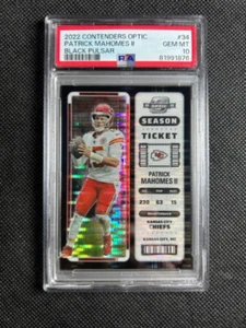 2022 Contenders Optic FOTL Black Pulsar /5 SSP Patrick Mahomes PSA 10 GEM MINT - Picture 1 of 2