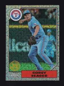 2022 Topps Update Series #T87C-66 COREY SEAGER Silver Pack 1987 Chrome Mojo - Picture 1 of 2