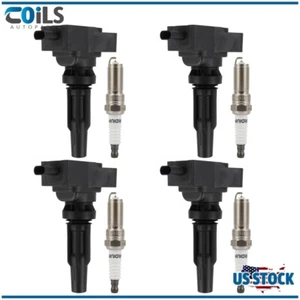 4 Ignition Coils & Spark Plugs Set For Ford Explorer Bronco Ranger Corsair 2.3L - Picture 1 of 13