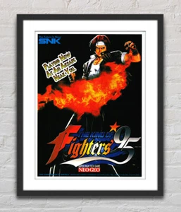 The King Of Fighters 95 Neo Geo Arcade AES MVS Glossy Ad Poster Unframed G2380 - Picture 1 of 4