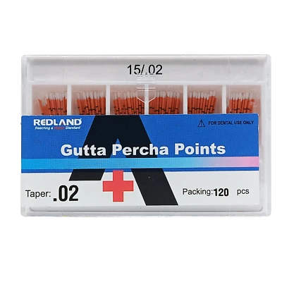 Dental MM Marked Endodontic Gutta Percha Points .02/.04/.06 Taper All Size 15-40 - Image 1 of 4