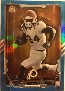 MATT JONES RC - 2015 Bowman RAINBOW BLUE [127/499] #R62 - WASHINGTON REDSKINS - Picture 1 of 2