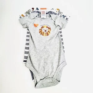 Carter's Baby Boy 3-PC Short Sleeve Bodysuits Safari Animals Multi Size 24M NWT - Picture 1 of 3