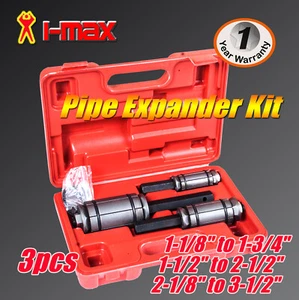 I-Max Exhaust Muffler Tail Pipe Tube Expander Tool Dent Remover Car Auto 3PCS - Picture 1 of 6