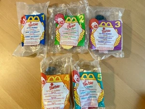 Barbie International 1995 McDonalds Happy Meal Toys Complete Set & 4 bonus toys - Picture 1 of 19