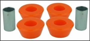 Land Rover Defender TD5 90 Rear Shock Absorber Top Bushes in Poly Flo-Flex - Imagen 1 de 3
