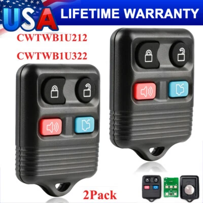 Mando a distancia de reemplazo para Ford Taurus 2003 2004 2005 2006 2007 2008 Foto 1 de 4