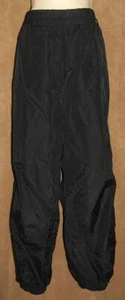 Columbia ~ Black - Nylon - Lightweight - Waterproof Snow SKI PANTS Womens sz L - Picture 1 of 1