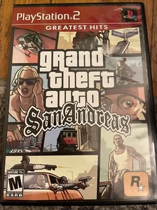 Grand Theft Auto San Andreas PlayStation 2 PS2 Excellent CIB Manual w Poster Map - Picture 1 of 5