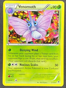 Pokémon Venomoth 2/119 PHF Forze Fantasma LP/NM - Foto 1 di 2