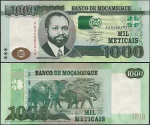 Mozambique P154 B239a1000 Meticais 2011 UNC FA Prefix @ EBS - Picture 1 of 3
