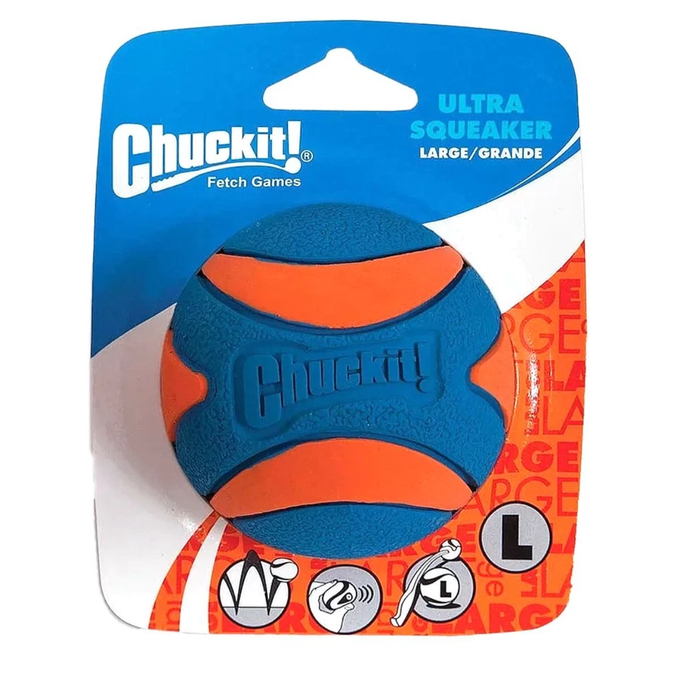 Chuckit Ultra Squeaker Ball Large 7 cm 1er-Pack - Bild 1 von 1
