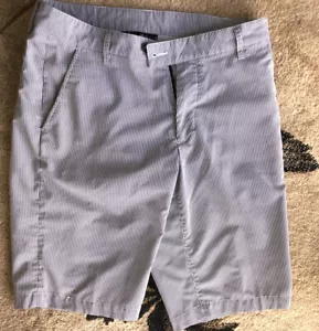 Pantalones cortos de golf Abacus Golf Count On It 31 R blanco gris elástico - Imagen 1 de 12