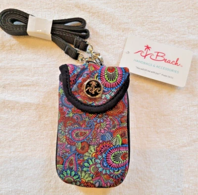 Handbag Universal Sleeve Holder w/Lanyard Loop/Hook Clear Display Window NWT - Image 1 of 3