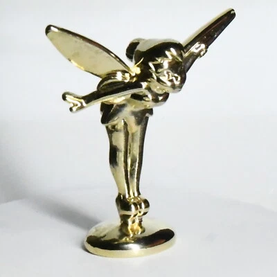 Figura Tinker Bell de metal dorado 1-7/8 pulgadas Disney Foto 1 de 4