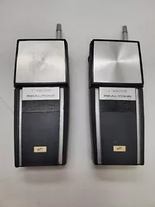 Vtg 1966 Pair Of Realtone 5 Transistor Walkie Talkie 6504 Good Working Condition - Picture 1 of 11