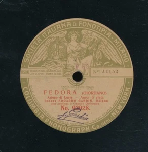 78tk- Opera-Italian FONOTOPIA  A1152-Edorado Garbin,tenor (Lucrezia Borgia) - Picture 1 of 2