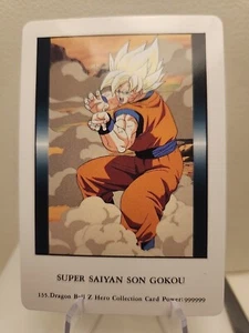 Super Saiyan Son Goku #135 Dragon Ball Z Hero Collection Artbox 2000 RARE VTG - Picture 1 of 2