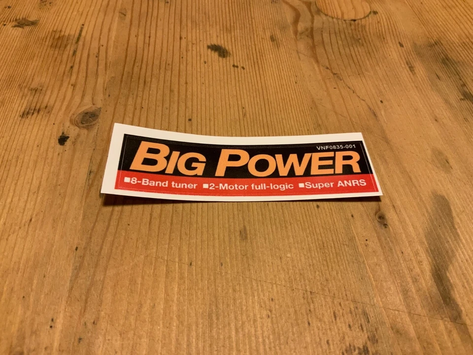 JVC RC M90 Aufkleber für das Kassettenfach  - Bild 1 von 1