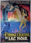 CREATURE FROM THE BLACK LAGOON - ADAMS - ORIGINAL LARGE FRENCH MOVIE POSTER