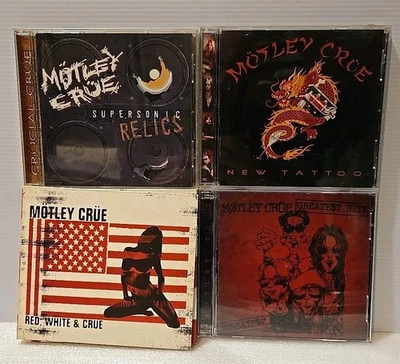 MOTLEY CRUE - LOT OF 4 CDs - DISCS EXCELLENT - See title list in Description Foto 1 de 4