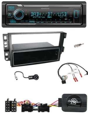Kenwood Bluetooth Lenkrad DAB USB Autoradio für Chevrolet Aveo Captiva 2006-2011 - Bild 1 von 4
