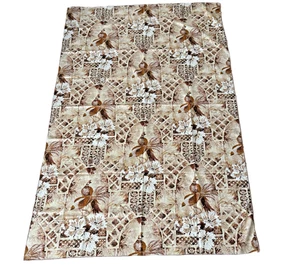 70er Jahre Tischdecke Wachtel Vogel Blumenmuster Vintage - Bild 1 von 3