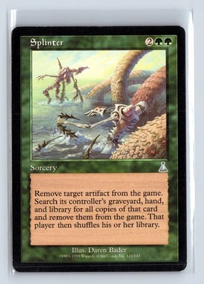 SPLINTER – MTG Magic the Gathering Card – Urza's Destiny – Uncommon - Image 1 of 4