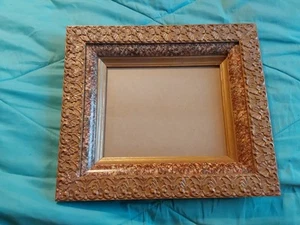 ANTIQUE GOLD GILT ORNATE VICTORIAN PICTURE PAINTING FRAME 15.5" X 13.5"  - Picture 1 of 7