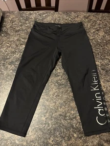 Calvin Klein Performance Quick Dry Damen Leggings Gr. Medium schwarz - Bild 1 von 5