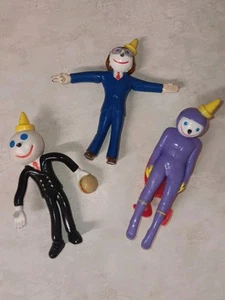 Jack n the Box Toys Bendable Set of 3 Sledding Jack on Wheels READ Politician - Picture 1 of 6