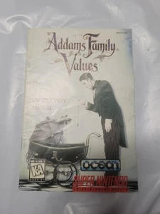 SNES Addams Family Values instruction manual - Picture 1 of 2