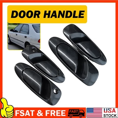 Exterior Door Handle For 92-95 Honda Civic 93-97 Civic del Sol Front Rear LH RH Foto 1 de 4