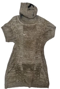 Calvin Klein Damen Gr. XL Kleid Kurzarm Pulloverkleid Rollkragen - Bild 1 von 8