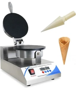 YOOYIST Macchina per Gelato a Cono, Macchina per Cialde in Acciaio Inox, Antiaderente - Foto 1 di 7