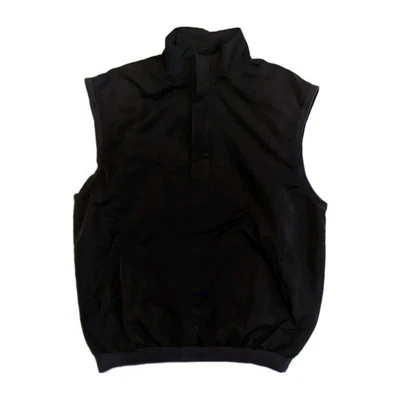 Chaleco cortavientos de golf Slazenger 1/4 cremallera suéter azul marino para hombre talla grande Foto 1 de 4