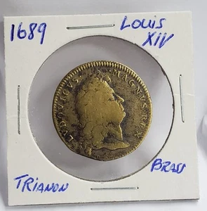 1689 Token - LOUIS XIV THE GREAT or THE SUN KING Le Trianon - Picture 1 of 8