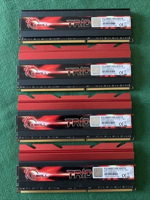 G.Skill Trident X DDR3-2400 CL10-12-31 32GB (4x8GB) F3-2400C10Q-32GTX RAM Foto 1 de 4