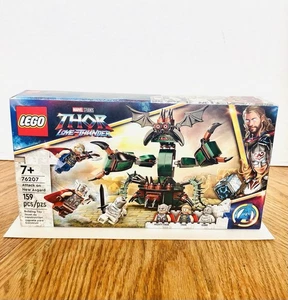 Lego 2022 Marvel Thor Love And Thunder Set New #76207 Attack On New Asgard - Picture 1 of 11