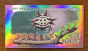 2020 Topps Allen & Ginter Chrome Buggin' Out Mini SPINY ORB WEAVER #MBO-12 - Picture 1 of 2