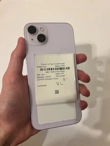 Apple iPhone 14 Plus - 512 GB - Púrpura (AT&T) - Imagen 1 de 9