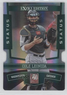 2010 Donruss Elite Extra Edition Status Emerald Die-Cut /25 Cole Leonida #16 - Image 1 of 2