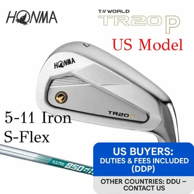 HONMA Tour World TR20P 5-11 Iron Set 7pcs NS PRO 850GH neo S-Flex RH US Model - Image 1 of 4
