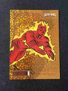Human Torch 2024 Allegiance Marvel Secret Wars 1984 #75 Orange Glitter /199 - Picture 1 of 2