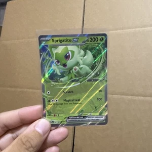 Sprigatito ex 087 Sv: Scarlet & Violet Promo Cards Holo Sleeved - Picture 1 of 2