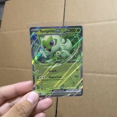 Sprigatito ex 087 Sv: Scarlet & Violet Promo Cards Holo Sleeved - Image 1 of 2