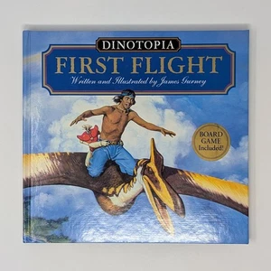 Dinotopia: First Flight (James Gurney, 1999) Hardcover Book/Board Game - Picture 1 of 12