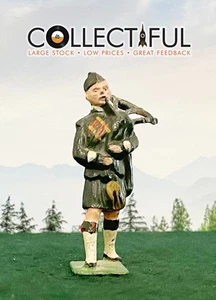 VINTAGE LEAD FIGURE - SCOTTISH HIGHLANDER BAGPIPE PLAYER - BRITAINS SIZE🔥195 - Picture 1 of 4