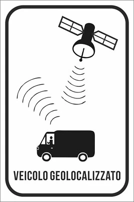 GLOBAL PUBBLITÀ CARTELLO SEGNALETICO - VEICOLO GEOLOCALIZZATO - segnale